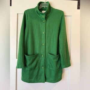 Green Button-Up Blazer